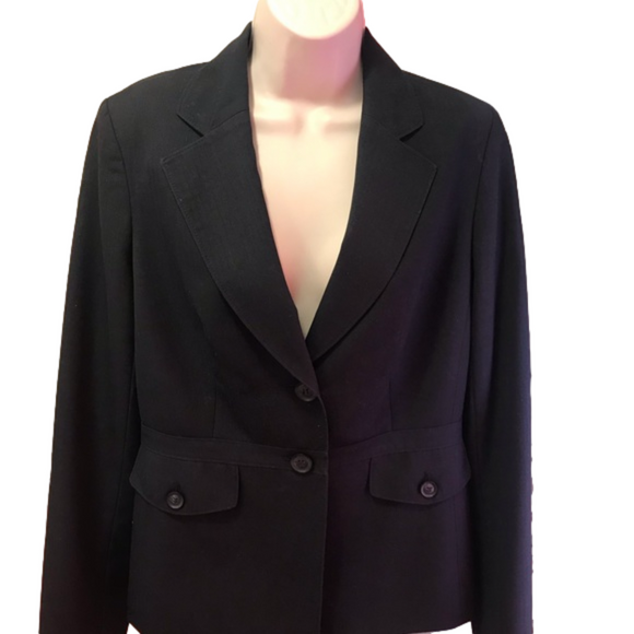 Jones New York Navy Jacket 8 - Picture 2 of 4